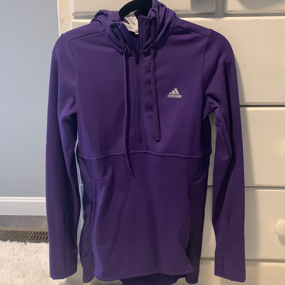 ADIDAS HALF ZIP CLIMAWARM SWEATSHIRT